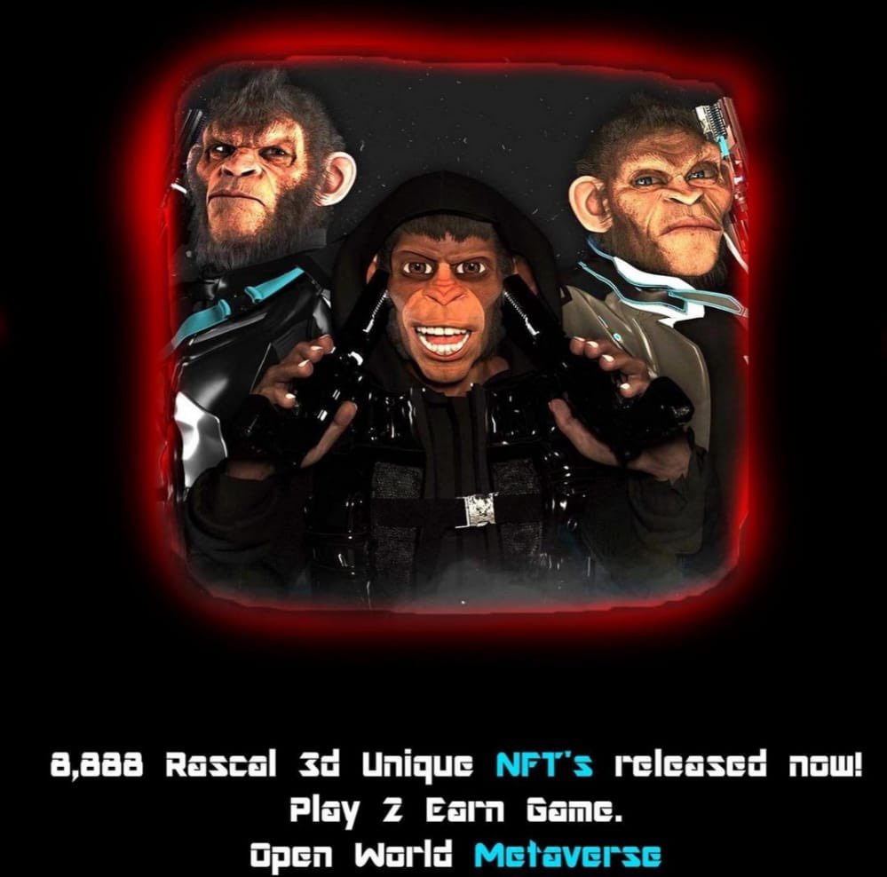 NFTSONCOMPANY's tweet photo. 8,888 Rascal 30 Unique NiT's leleased now!
Play z earn Game
open World Metaverse🚀
#nftson #nft https://t.co/Og6xOh9k52
