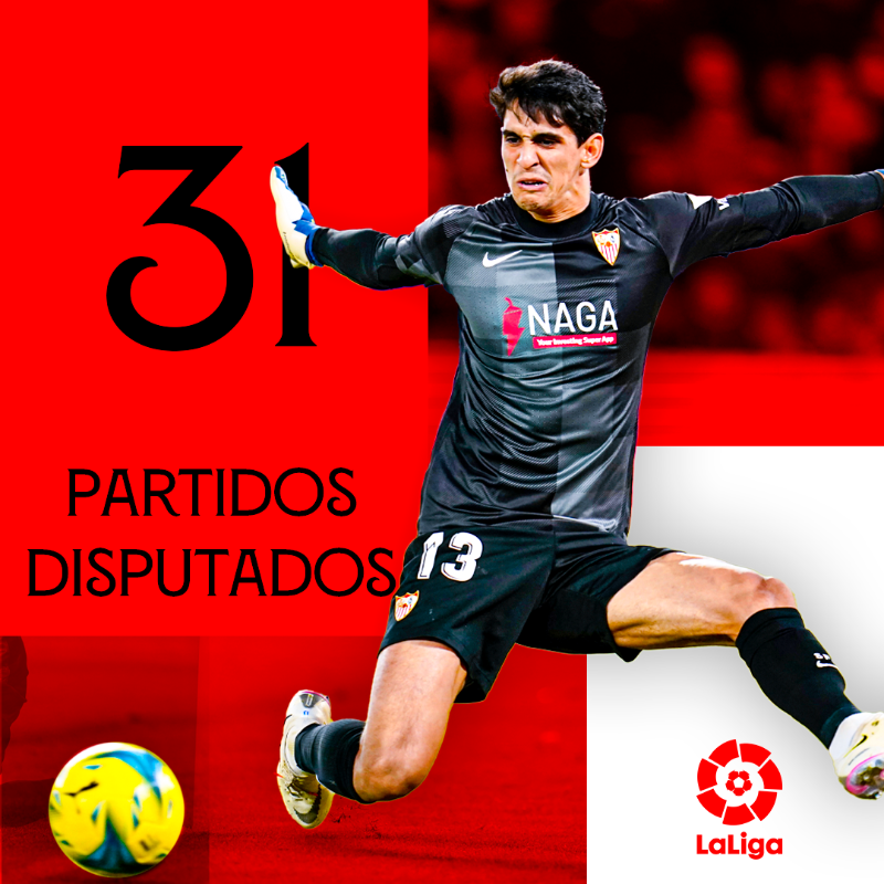 SevillaFC's tweet photo. 🏆 Yassine Bono, #TrofeoZamora de #LaLigaSantander 2021/22. 🔝🧤

#WeareSevilla #NuncaTeRindas