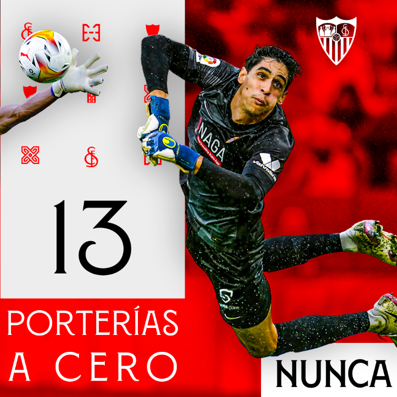SevillaFC's tweet photo. 🏆 Yassine Bono, #TrofeoZamora de #LaLigaSantander 2021/22. 🔝🧤

#WeareSevilla #NuncaTeRindas