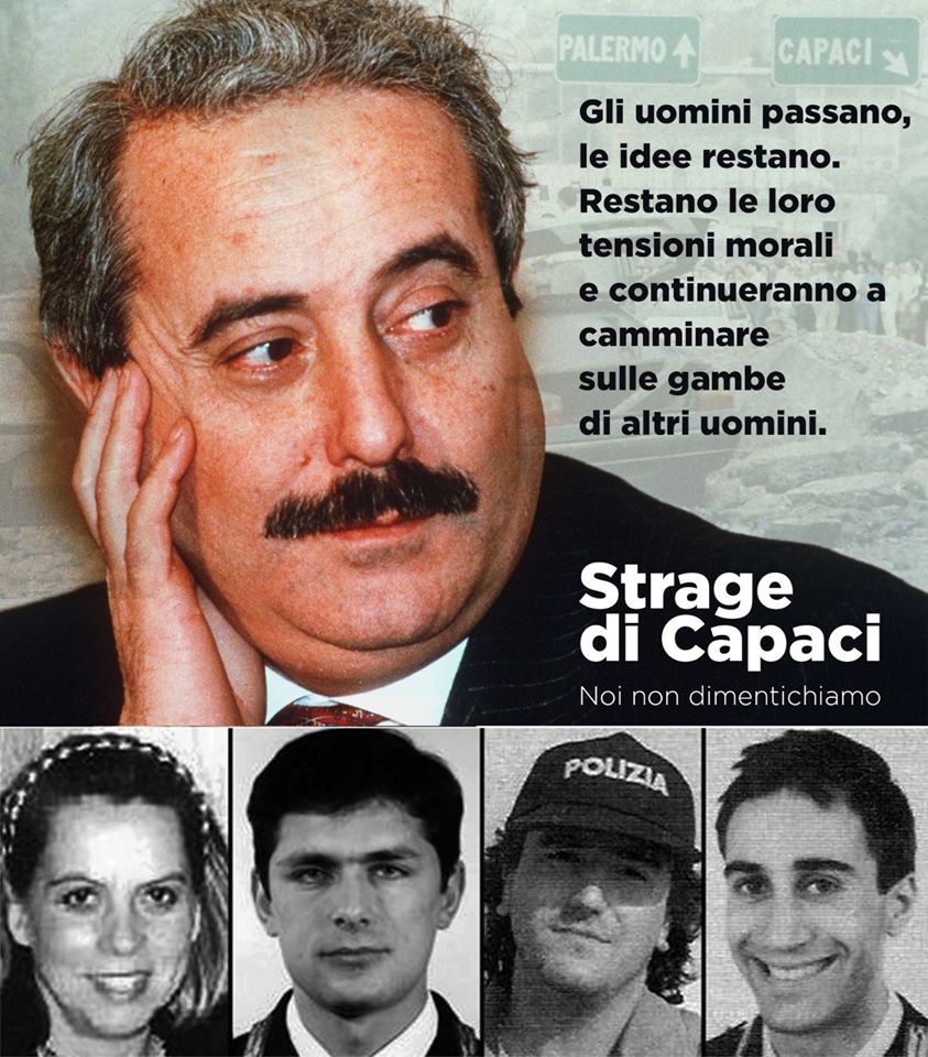 #TRIBUTO

†#23maggio 1992
#GiovanniFalcone
#FrancescaMorvillo
#VitoSchifani
#RoccoDicillo
#AntonioMontinaro

#Capaci