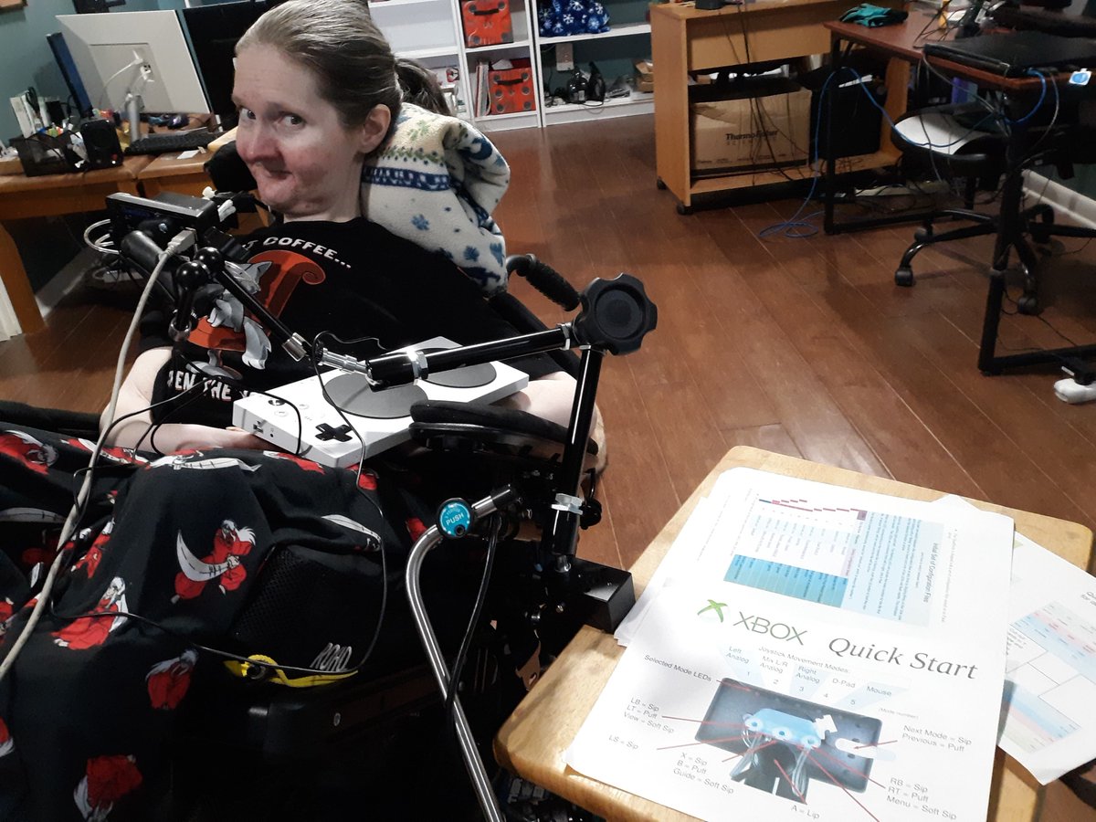AbilityPowered's tweet photo. Spent last night trying to setup the XAC, Quadstick, and Titan One for Xbox but in the end... They are smarter. #GettingTooOld #NeedATutor #a11y https://t.co/S4uQgojxB1