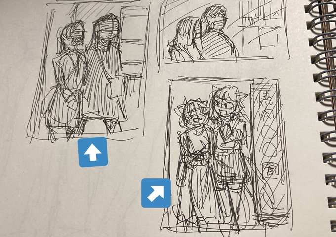 コーヒーキメすぎたせいで寝れないので #ふくろうセミナー の振り返りジェスドロふまえつつカフェスケッチをして、そのスケッチやシェイプをチェンジしてすると。 