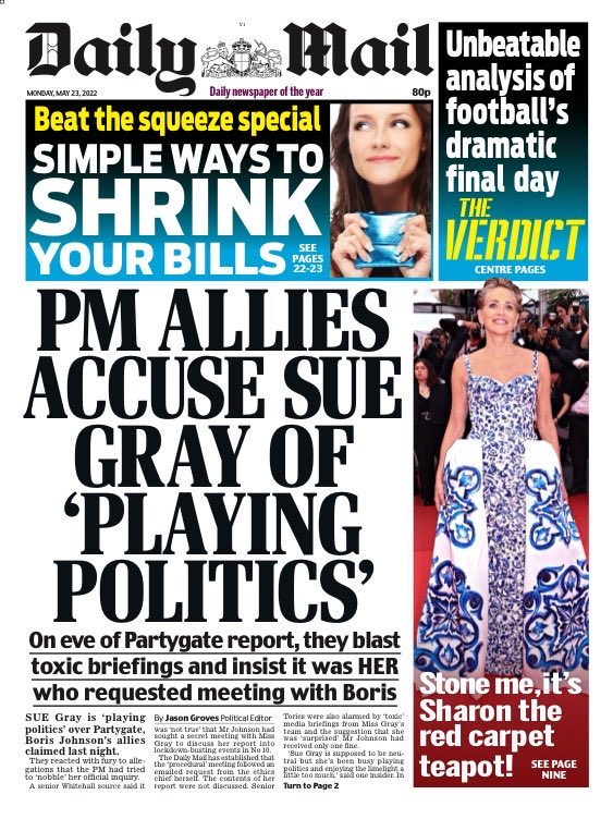 Dacre as arm Johnson No 10
lies and smears department. Again. Has he moved in yet?