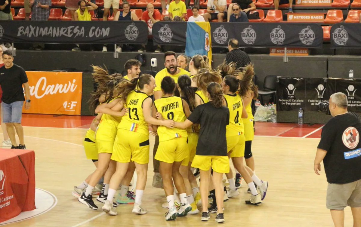 #InfantilBQ🏀

🏆🥇CAMPIONES!!!🎉🎉🎉

👉🏻 Les noies de l'Infantil 1 femení es proclamen CAMPIONES de CATALUNYA Infantil femení Preferent.

😍 Brutal! Enhorabona, equip, staff, famílies... Molt merescut! Gràcies a tothom que ha vingut a donar suport!!!🖤💛