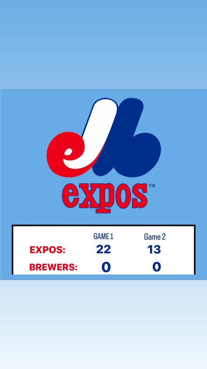 expos_in_2's tweet photo. Expos move to 5-0. See y’all in 2 weeks.
#ExposIn2 https://t.co/tZm0E7TscH