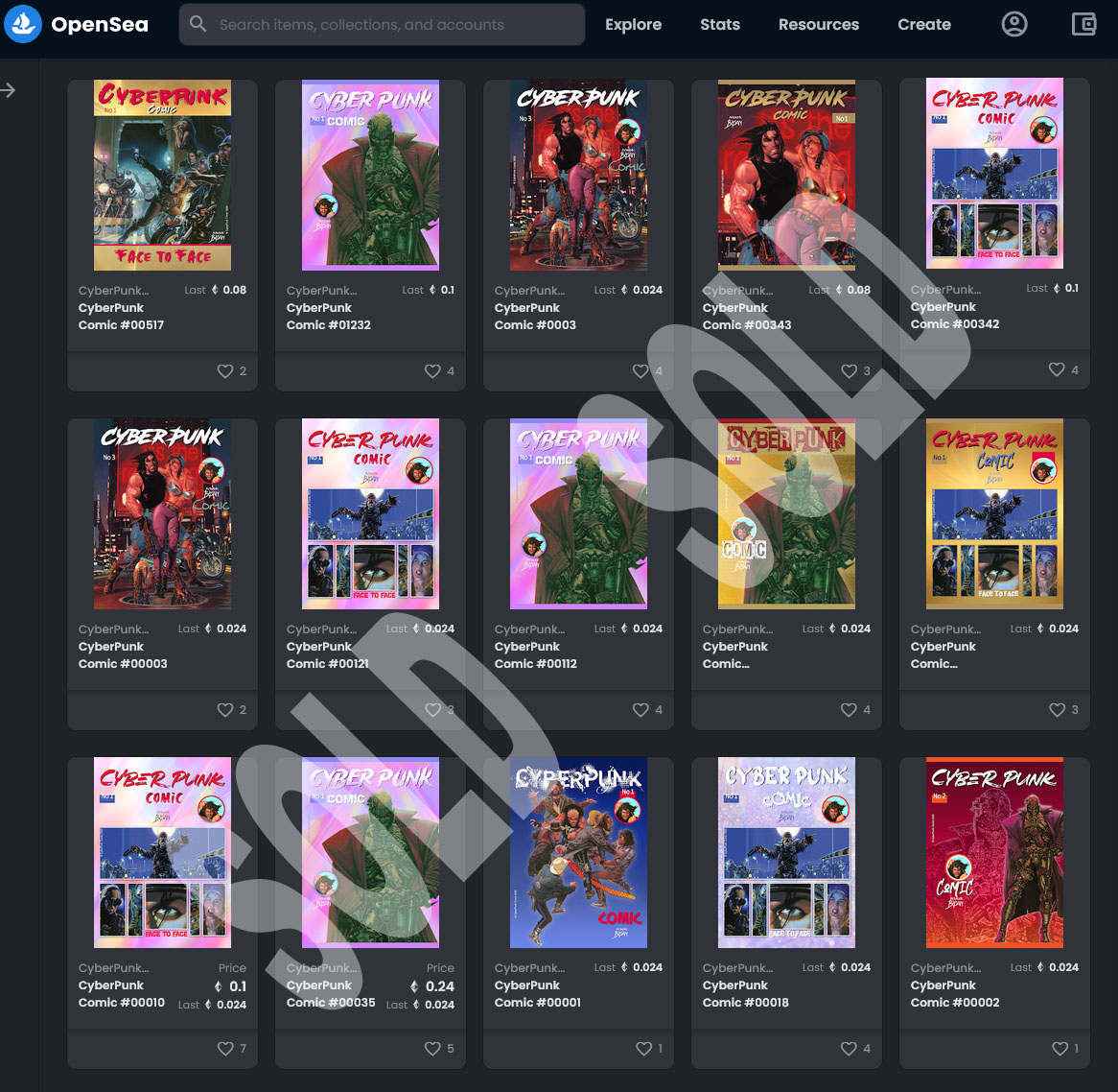 🚨🚨🚨Public sale May 20, 2022 🚨
🚀NEW Collection 🔥CyberPunk Comic NFT🚀
three comic editions.💥💥💥
#nft #nftart #nftartist #nftcollector #nftcommunity #nftcollectibles #nftdrop #nftbuyer