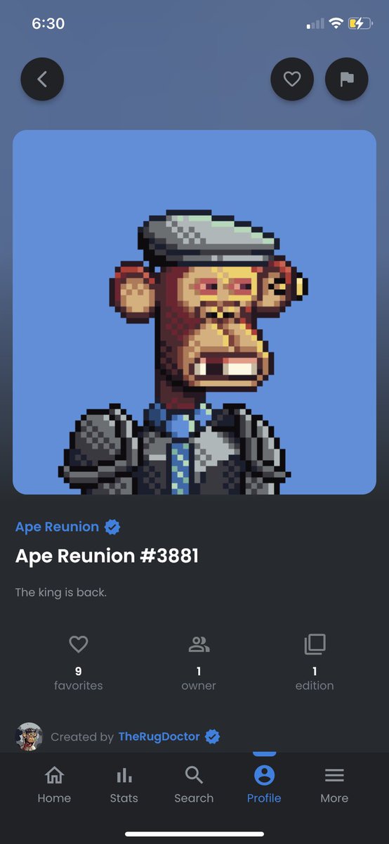 MiaMi_Z17's tweet photo. 1 ETH 🚨 KNIGHT SALE @ApeReunion 

#apereunion #aperesponsibly #apeknight #reuniontable https://t.co/1BHllyZHmT