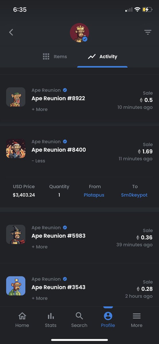 MiaMi_Z17's tweet photo. OMG 🚨💎🦍 1.69 eth sale!!!! KNIGHTS ARE TAKIN OVER 

#apereunion #apeknight #reuniontable #aperesponisbly @ApeReunion https://t.co/uYyilULqNg