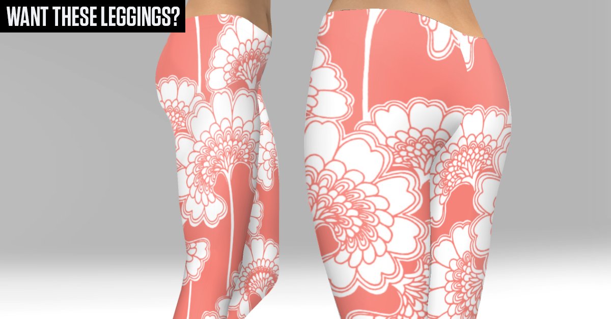 Treat your legs to our Coral Japanese Floral Leggings.
Click Here ➡️ ow.ly/mqAg50Jcyeu
#yogaleggings #gearbunch #yoga #activewear