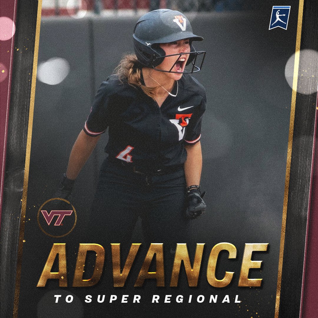 Next up: 𝓢𝓤𝓟𝓔𝓡𝓢 🦃

(3) <a href="/HokiesSoftball/">Virginia Tech Softball</a> defeats Kentucky twice on Sunday to win the Blacksburg Regional and secure its spot in the Super Regionals.

#RoadToWCWS
