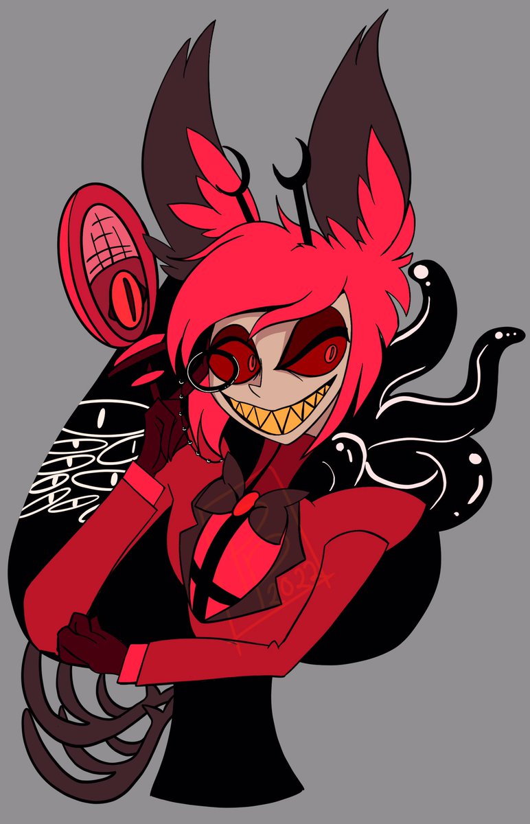 piamadoki's tweet photo. I literally only had to do 3 things on this. It’s finished now lol 

#HazbinHotel #alastorhazbinhotel https://t.co/Npcrru7A5O