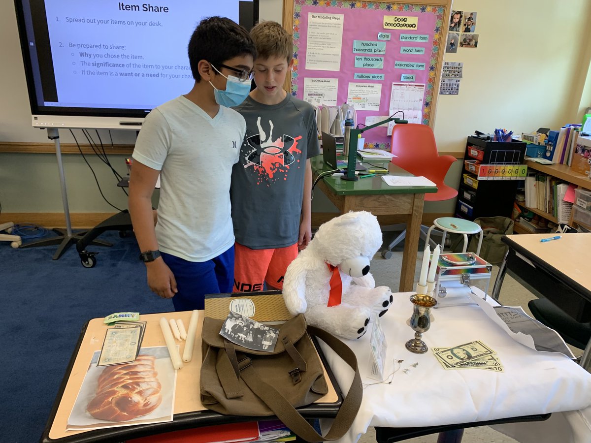 QRGega's tweet photo. Sharing the items we packed and are bringing on the voyage to America. These will help us write our immigrant diary entry. ⁦@QRGeraghty⁩ #qrspride https://t.co/g1dUjzGq8o