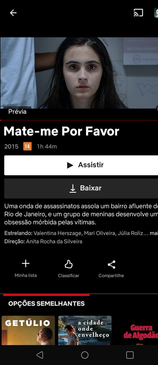 Como a @PortalVHerszage disse eu repito que hoje um domingo é perfeito pra ver esse filme lindo #matemeporfavor estrelado pela <a href="/ValentinaHersza/">Valentina Herszage</a> eu já revi e vcs já viram??❤️