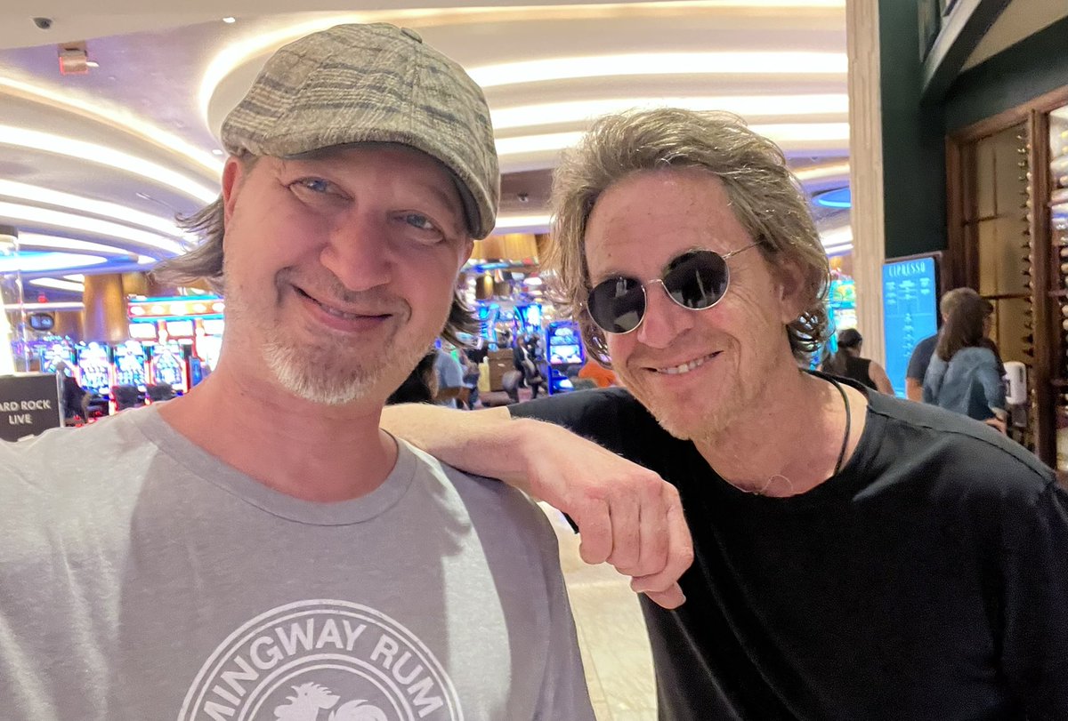 Just the pleasure of meeting the legendary @DominicMiller1 before the @OfficialSting show tonight at <a href="/HardRockHolly/">Seminole Hard Rock Hollywood</a>…. #Sting