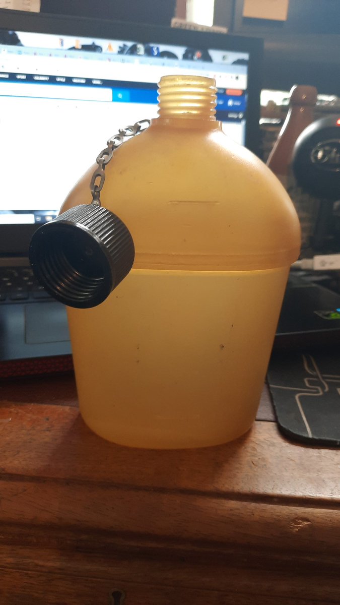 ERHTwitfeed's tweet photo. Nice Ethocel 1943 canteen and OD4 Jeff cover. https://t.co/c2AdR8omRF