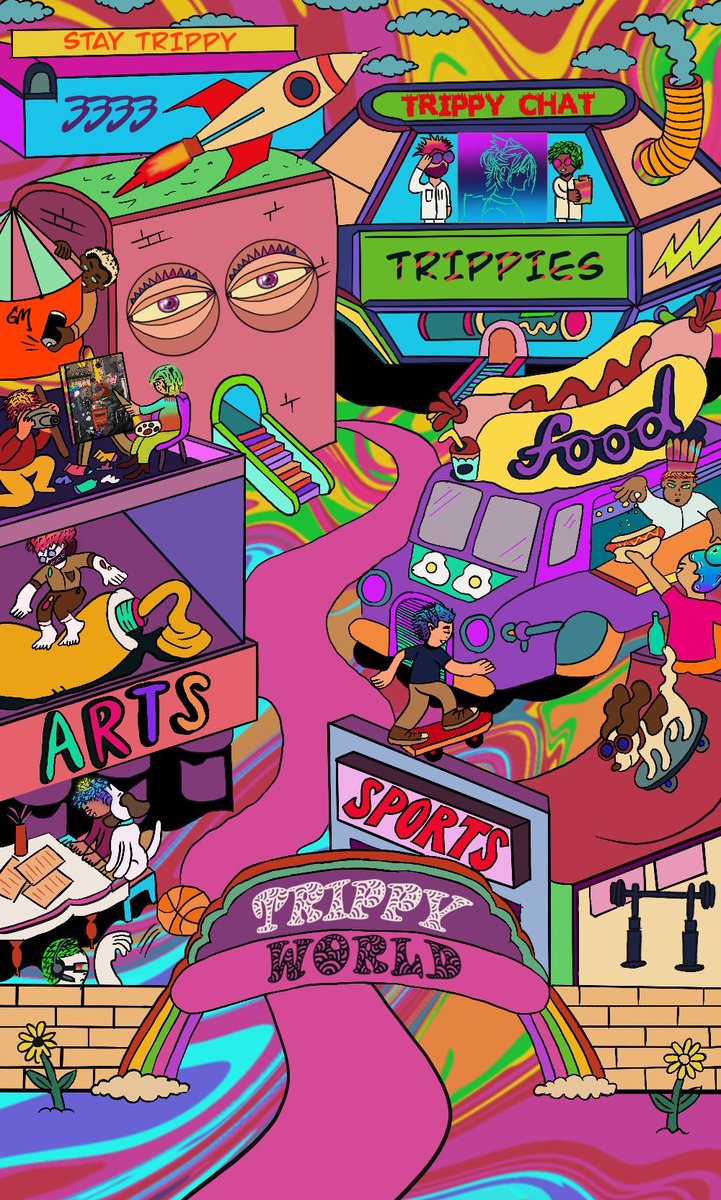 The start of the Trippy World journey begins soon 🌀

🎫 | 3 WL spots - RT, Like &amp; Follow