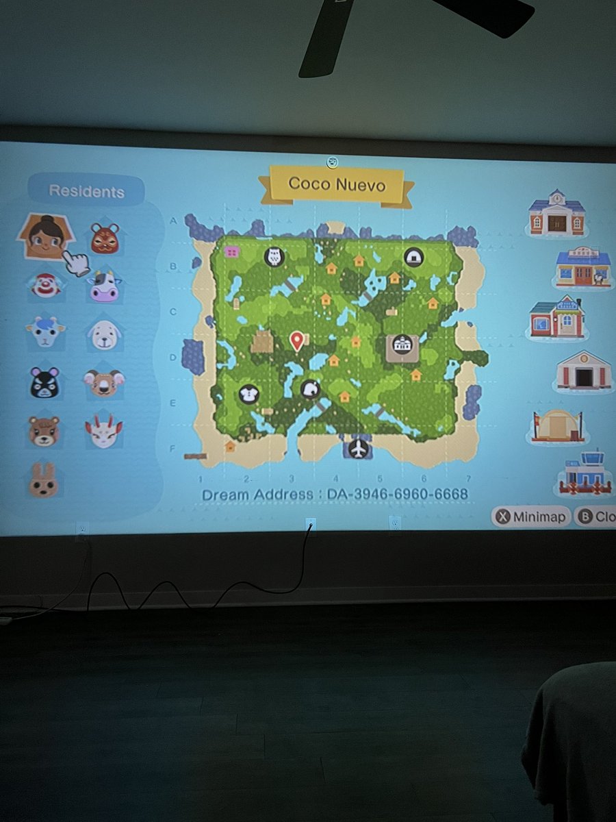 lifeoncoconuevo's tweet photo. Omgggg. Bf set up the switch on a projector 🥺. Love the way my map is coming along. #acnh #acnhdesigns #acnhmaps #f4f https://t.co/qIhv6Ne7dF
