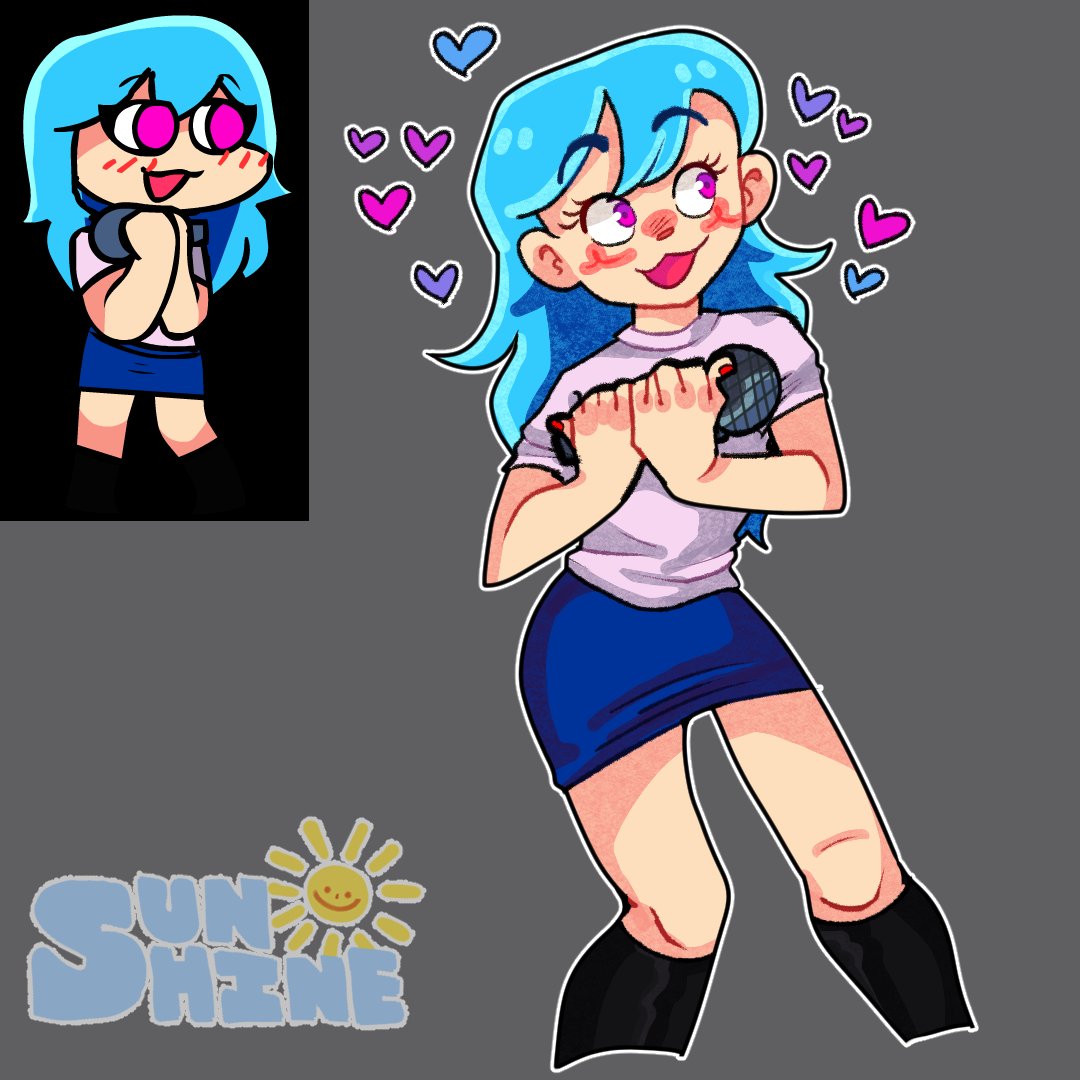 Sunshin_Heart's tweet photo. :o) My name is also Sky so this is funny

『#art #fnf #fridaynightfunkin #skyfnf #sky #skyblue #nusky 』 https://t.co/LdabQEj8lN