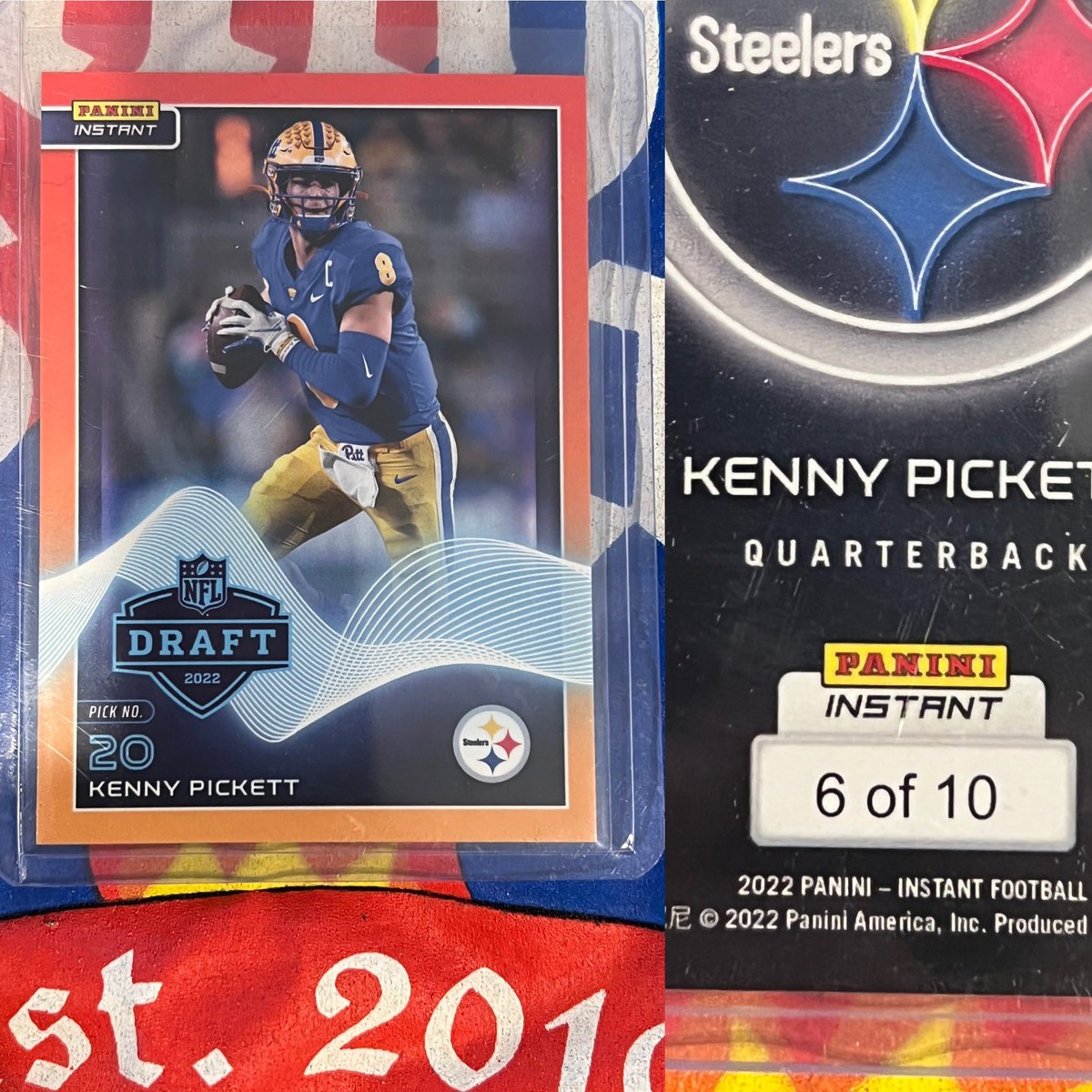 Doug Fresh (@freshcardboard) on Twitter photo Who wants this Kenny Pickett /10 <a href="/steelers/">Pittsburgh Steelers</a> card? Retweet, tag a friend for your chance. <a href="/kennypickett10/">Kenny Pickett</a> <a href="/PaniniAmerica/">Panini America</a> Ill name a winner within 72 hours #thehobby #collect Who wants this Kenny Pickett /10 <a href="/steelers/">Pittsburgh Steelers</a> card? Retweet, tag a friend for your chance. <a href="/kennypickett10/">Kenny Pickett</a> <a href="/PaniniAmerica/">Panini America</a> Ill name a winner within 72 hours #thehobby #collect