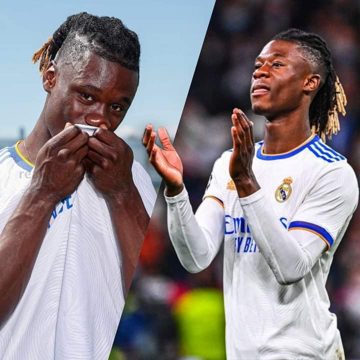 Rubn71683936's tweet photo. @KMbappe @Ligue1UberEats @PSG_inside Eduardo Camavinga, tras su presentación con el Real Madrid: «Sinceramente, el primer factor no es dinero. No me importa el dinero de otros clubes, sino el placer de cumplir un sueño que tenía desde pequeño. Cuando supe que podía fichar por el Madrid, no lo pensé».  18 años... https://t.co/RnjAN1QUZT