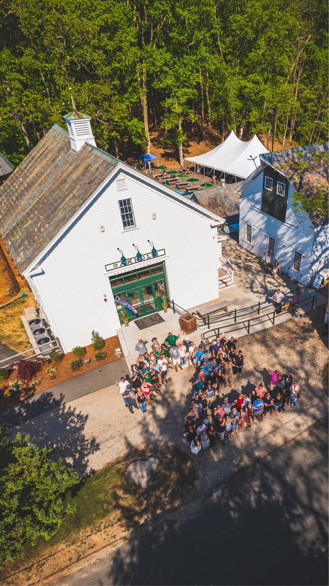 Great day yesterday capturing <a href="/oakholmbrewing/">Oakholm Brewing Company</a>’s 2 year Anniversary. 
Go find this gem in central ma! #craftbrewery #dronepilot #djimavic2