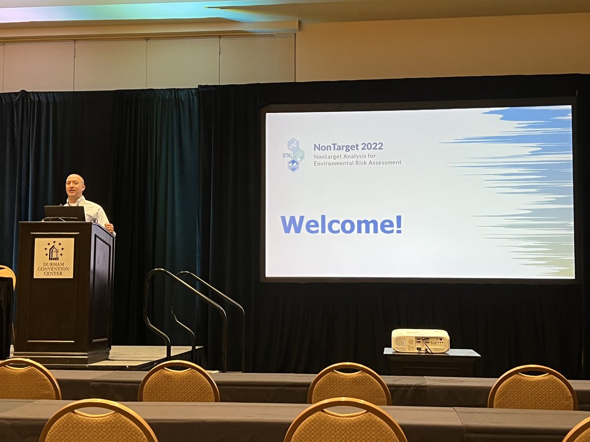 Alberto_Celma's tweet photo. First in person conference after more than 2 years, and it could not be a better one. Looking forward for an outstanding and packed program at the #NonTarget2022 conference during the next days! Great kick-off talk by Juliane Hollender, and surely more to come! #HRMS #NTS https://t.co/PmjZLdKPeM
