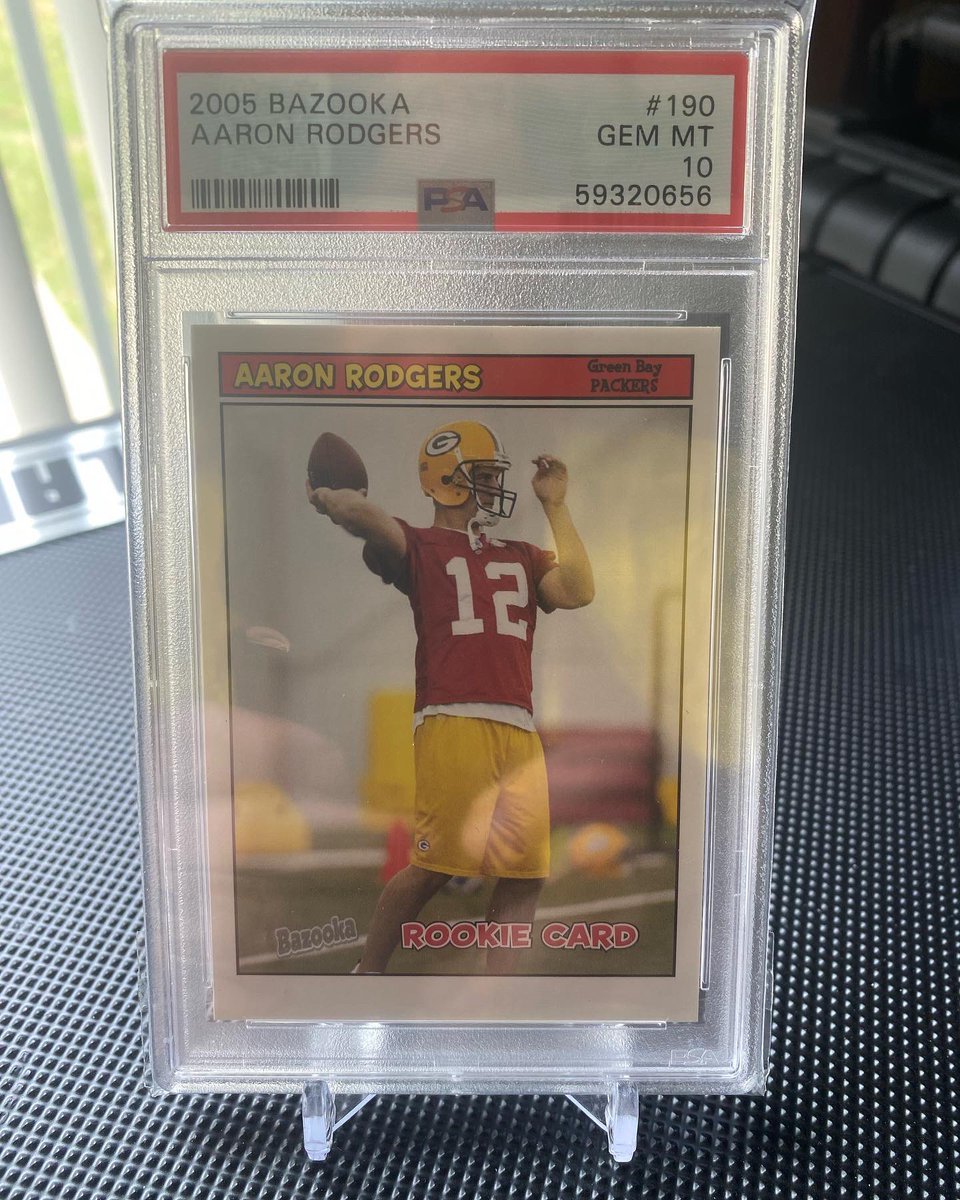 natsman72's tweet photo. Even with 16 month turn around from PSA very pleased with these Rodgers cards. https://t.co/PCaO3ICQdy
