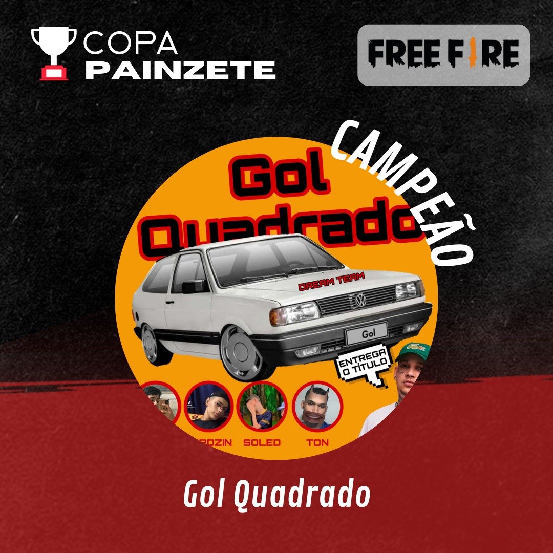 Bolo Gol quadrado 