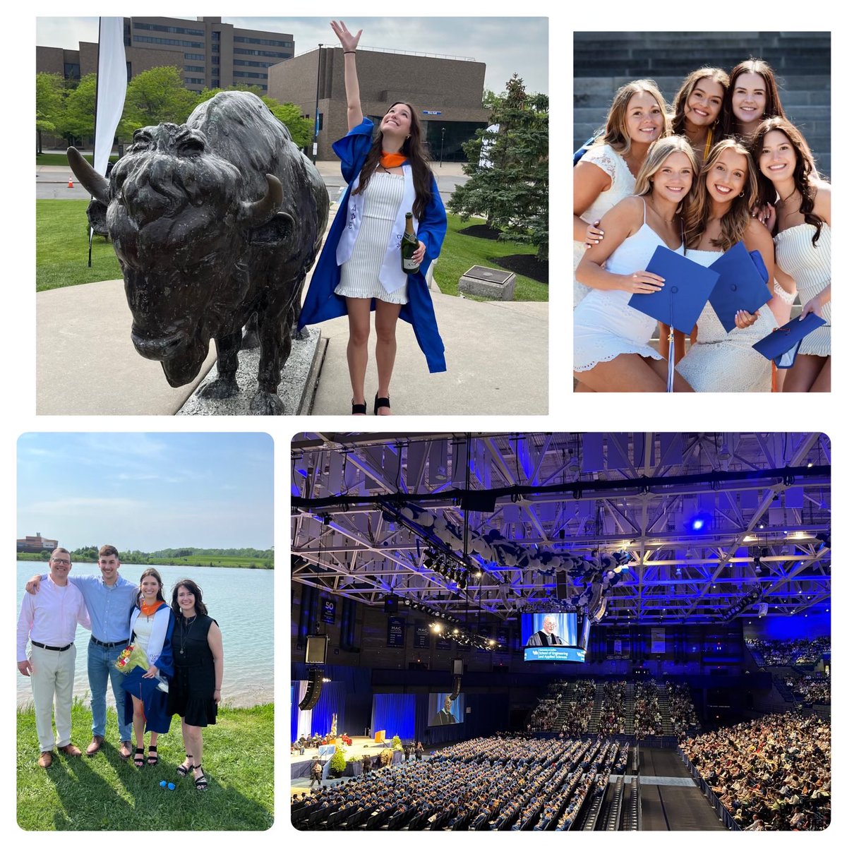 johnbenson88's tweet photo. Congratulations Madalyn! We have an Environmental Engineer, prepared and ready to do great things. “Twin A” closes out an amazing two weeks for our family and friends.  ⁦@UBuffalo⁩ ⁦@UBengineering⁩ #Blessed #UBclassof2022 https://t.co/UMvhJOSKhF