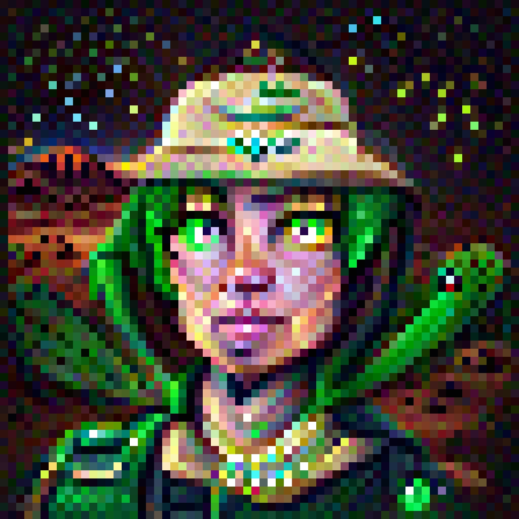 🏜️ Citiz3n-3105 🌵

She spends so much time studying cacti, that even her uniform has been changing through time getting more and more cactus-like.

First 1000 followers get whitelisted!
#NFTs #NFTCommumity #pfpNFT #pixelart #pixelartnft #NFTProjects #nftcollector #NFTGiveaways