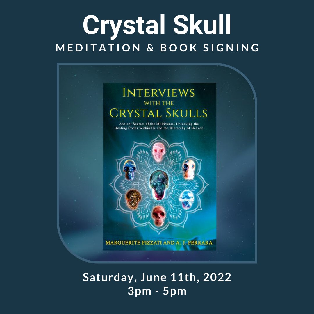 CosmicCenterOSL's tweet image. COMING SOON!

Crystal Signing Meditation &amp;amp; Book Signing
Saturday, June 11th, 2022
3-5PM EST

More info: fb.me/e/1tN5pnOcd
