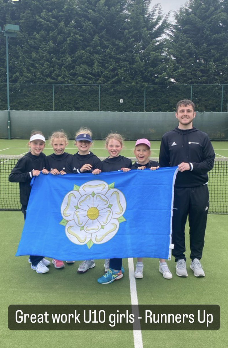 YorkshireTennis's tweet photo. What a great team achievement 10u girls. Well done to all the girls at this weekends 10u county cup qualifiers https://t.co/2HW6au8bO3