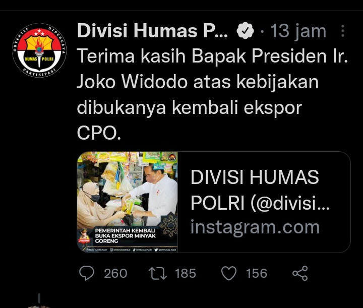 evalez_fr's tweet photo. Admin PR Sinarmas merangkap admin Divisi Humas Polri salah login 🤣 https://t.co/Pgme18VhhU