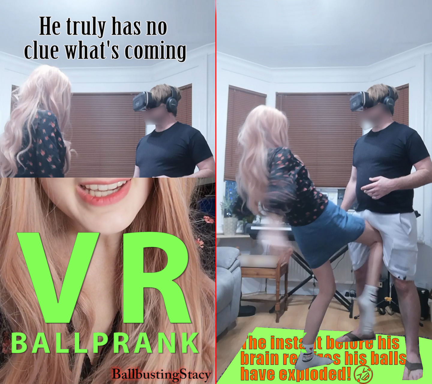 BallbustingStacy on Twitter "Another successful ballprank! Imagine