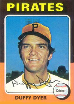 PaintedCap's tweet photo. Duffy Dyer
1975 #Topps #538
Artist’s Motivation: Traded by #Mets to #Pirates for Gene Clines, 10-22-74.
#PaintedCap Techniques: Maoist cap effect (MCE), Cap/bill mystery perspective (CBMP), Ringer tee effect (RTE). https://t.co/qoaNPGWyTh