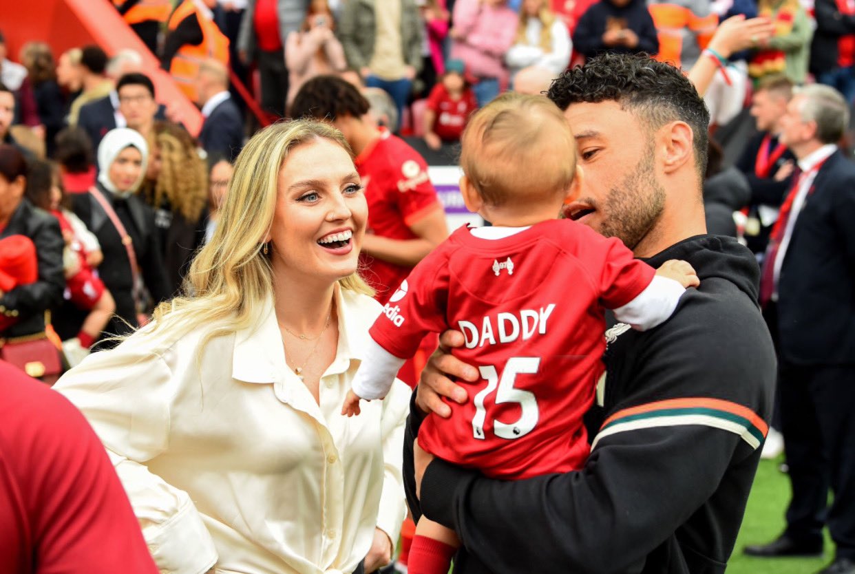 Perrie edwards top liverpool shirt