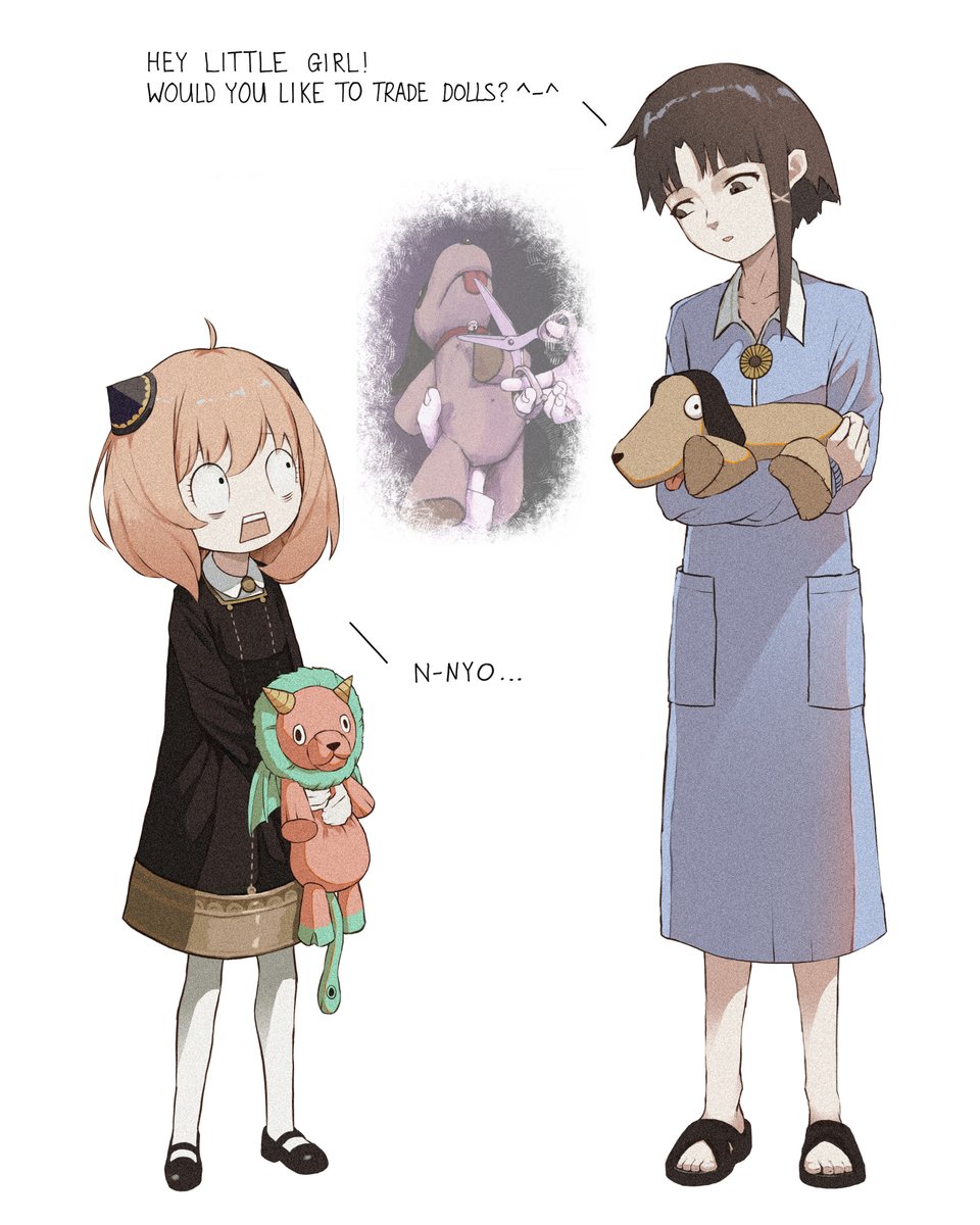hyavoc's tweet photo. stranger danger
#SerialExperimentsLain  #SPYxFamily #SPY_FAMILY https://t.co/IxQQFC5ox7