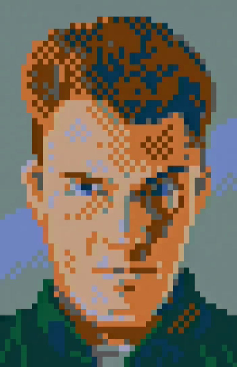 5Xpixels's tweet photo. There was some discussion if the darker pixels on the face were intended. So here is another example that should answer the question. 
Zero Tolerance -  1994
#SegaGenesis - RGB Triple Bypass
#Retrotink5x PRO 
1) 1440p | RGB | Sharp Pixels
2) 1440p  | Composite | PVM600 Scanlines https://t.co/PyoCvFlNPD