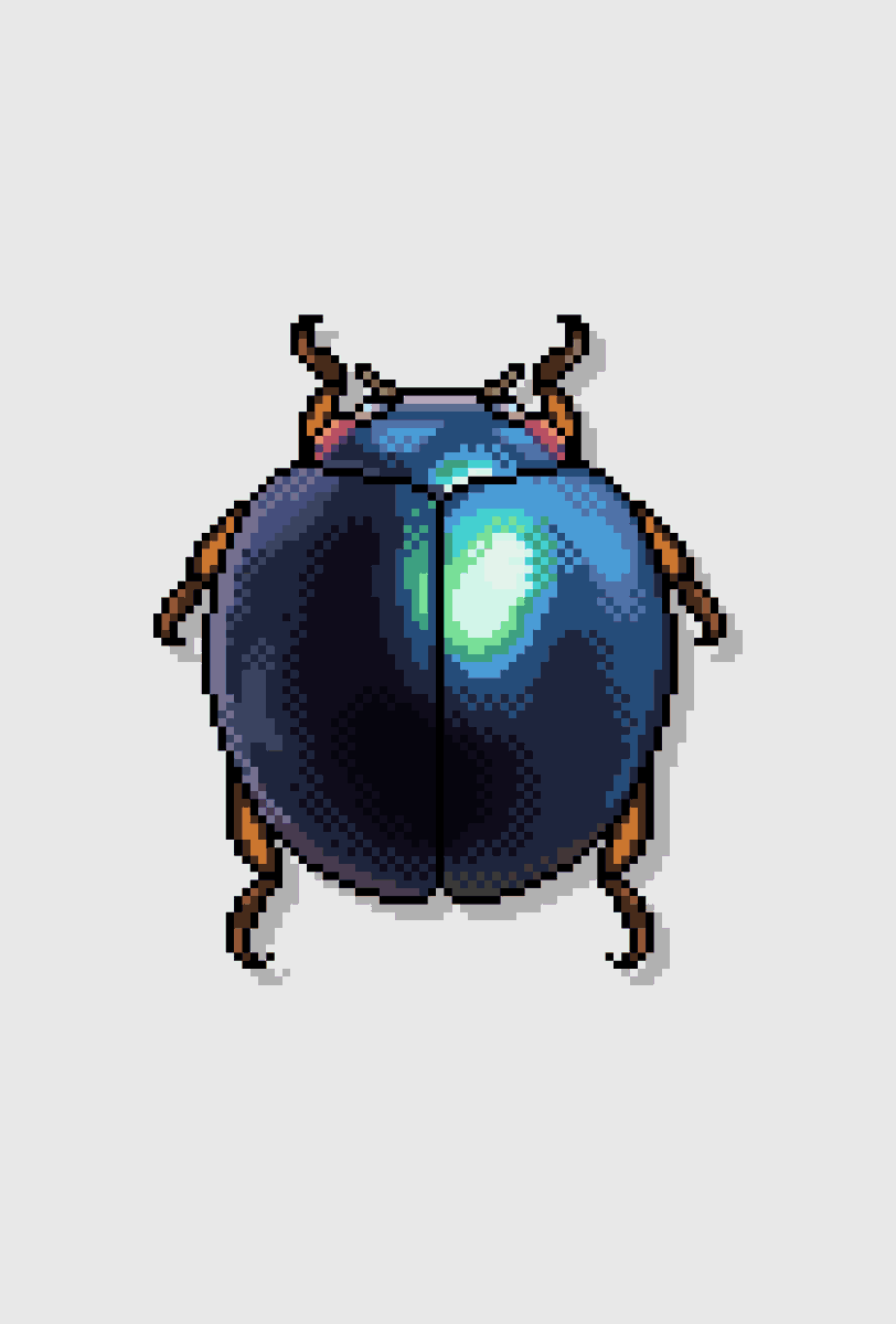 Navier_YK's tweet photo. beetle?
#Pixel #pixelart #aseprite https://t.co/EzfqLdgFaJ