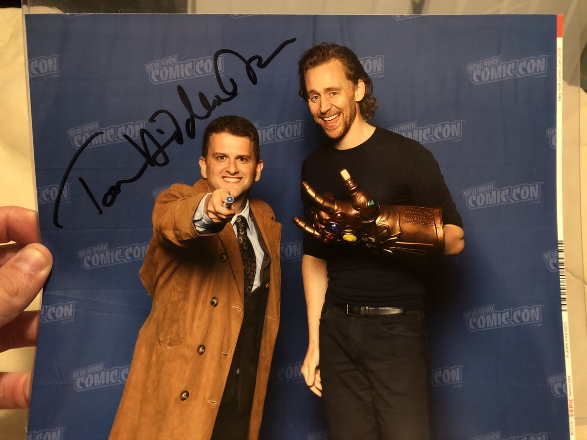 Since Tom Hiddleston is trending, here’s a pic of him and I #NYCC2019 
Loki & the Doctor (the mashup makes sense to me)