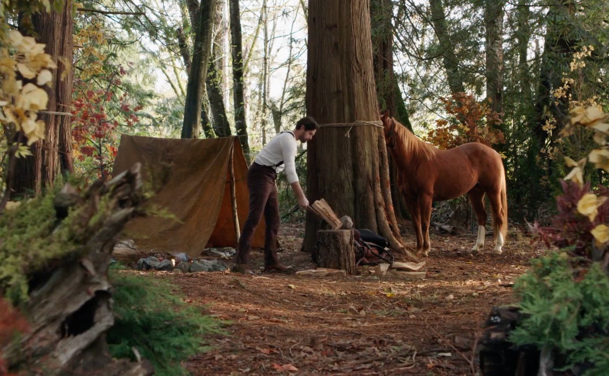 brbird's tweet photo. LUCAS CHOPPING WOOD???!!!  Any of you #Hearties fanning themselves yet? 
#WhenCallsTheHeart 
@hallmarkchannel 
@SCHeartHome 
#allinforseason10 https://t.co/2gkkBuYGSI