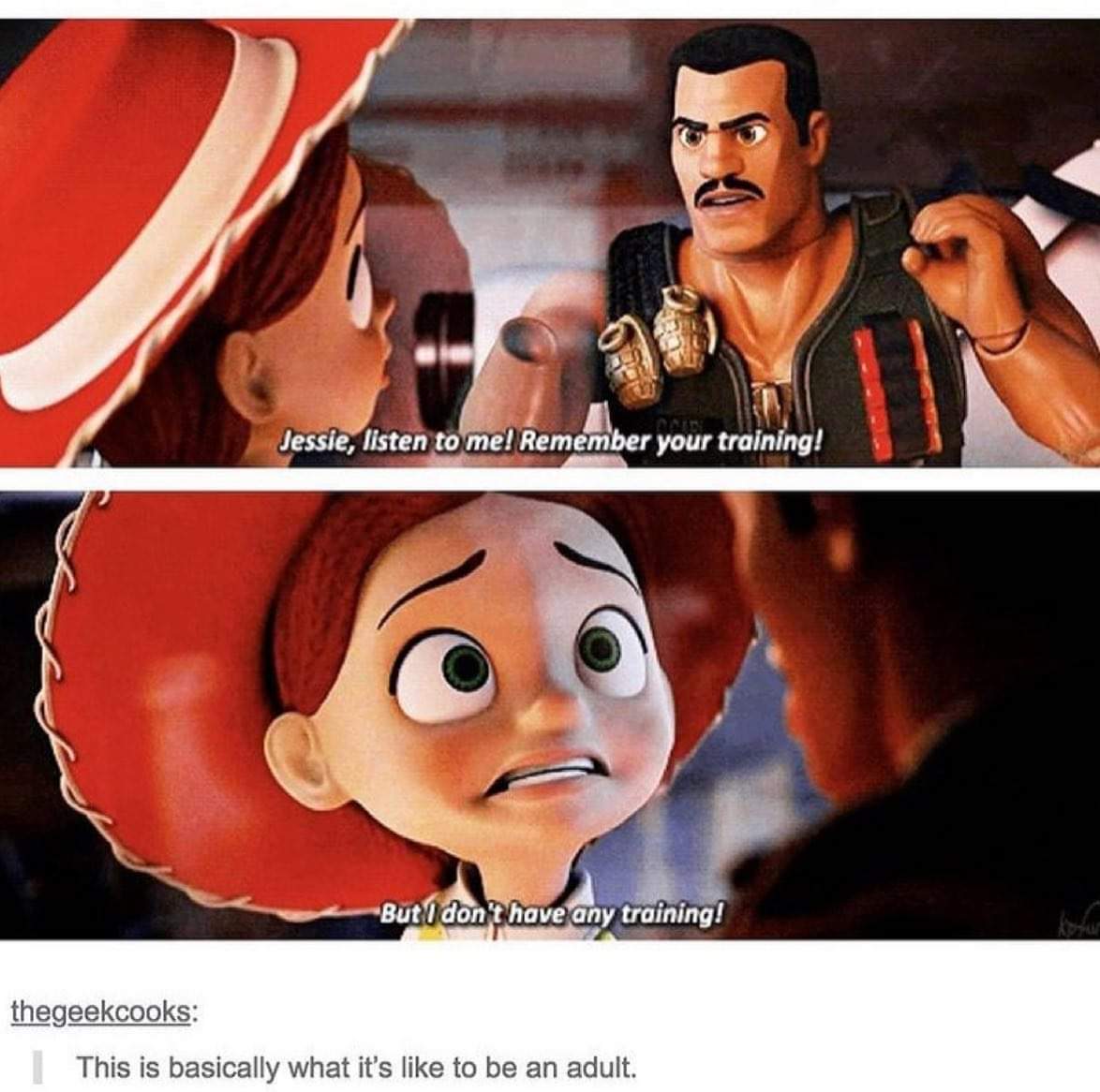 Mandy_Moonveil's tweet photo. Accurate. 
#SheWasntReady https://t.co/X9P8CKviAM