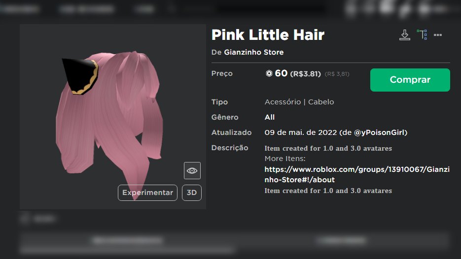 Cabelo Feminino<3 - Roblox