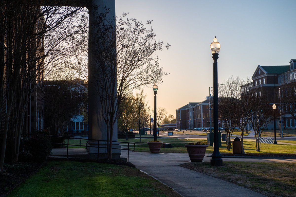 There’s something about a UCA sunset. 🌅