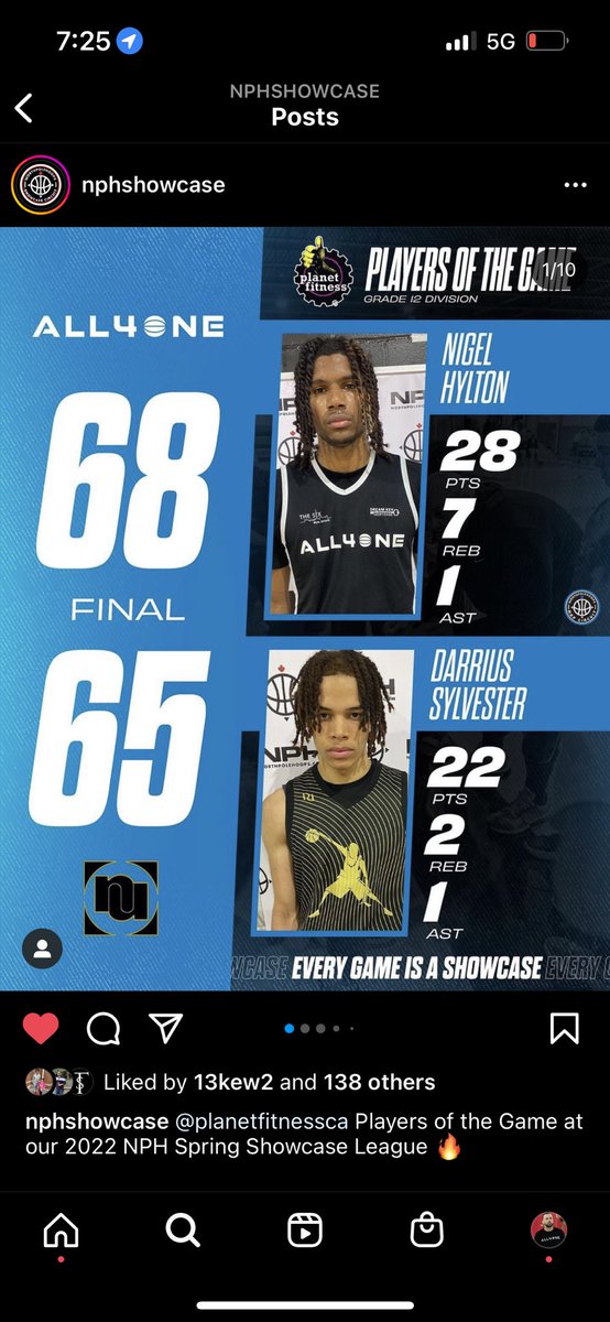 6’9 Nigel Hylton 2022 had 28 pts 7 rebs in our first win today against a good NUStep team. Nigel is easily the best stretch 4 remaining in Canada. If you need a stretch 4 this is your guy!! Great talent + kid.