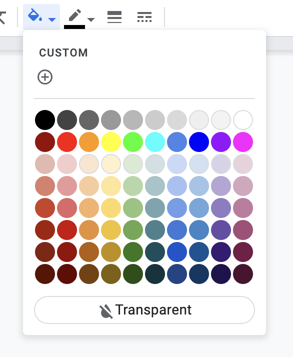 patrickc's tweet photo. It would be nice if color pickers somehow indicated which colors have already been used in a document/file. "Which green did I use earlier? Right, third from the bottom." https://t.co/UHhsVUXkMK