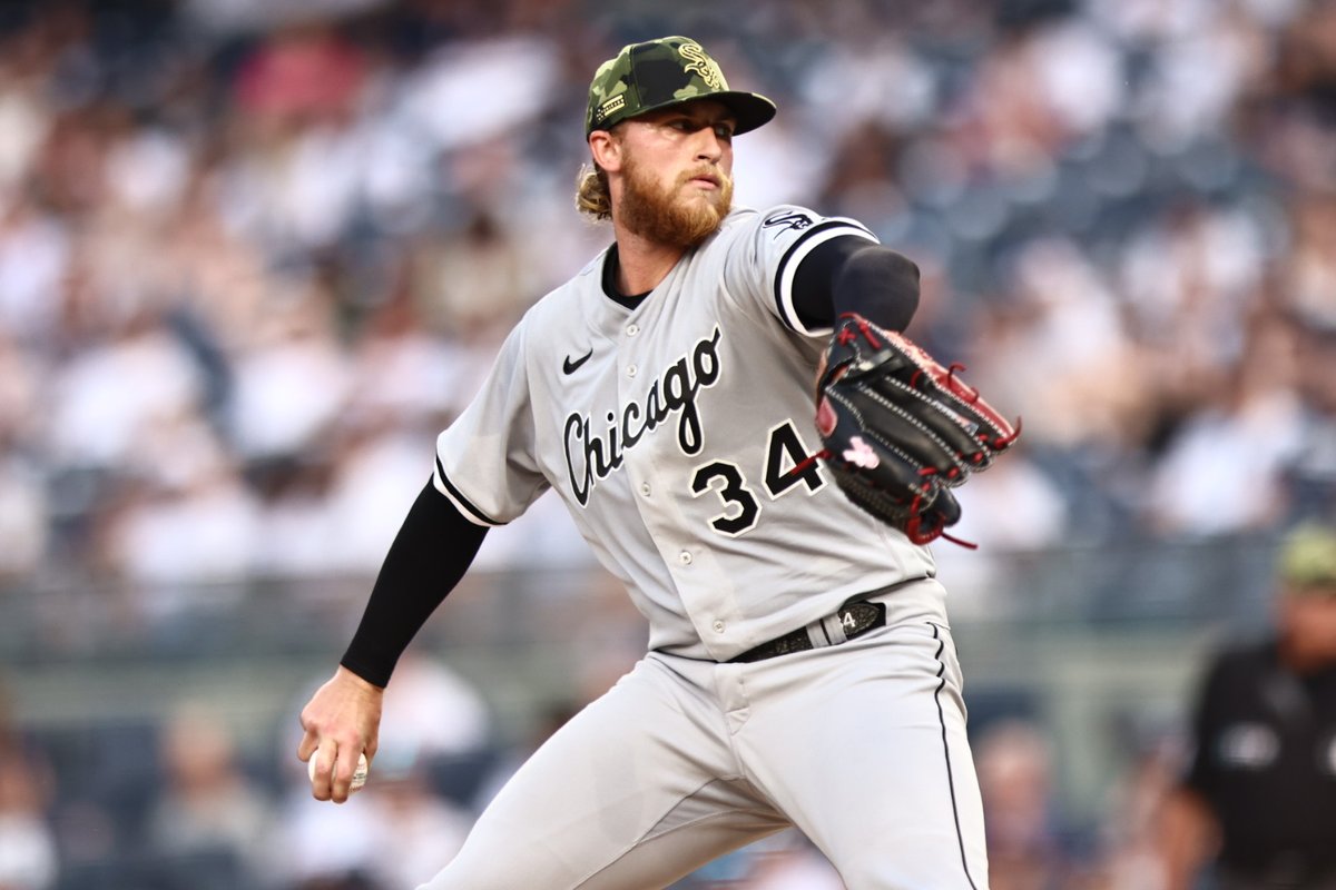 MLB's tweet photo. 15 up, 15 down for Michael Kopech tonight. 👀 https://t.co/jMi9a3bt6f