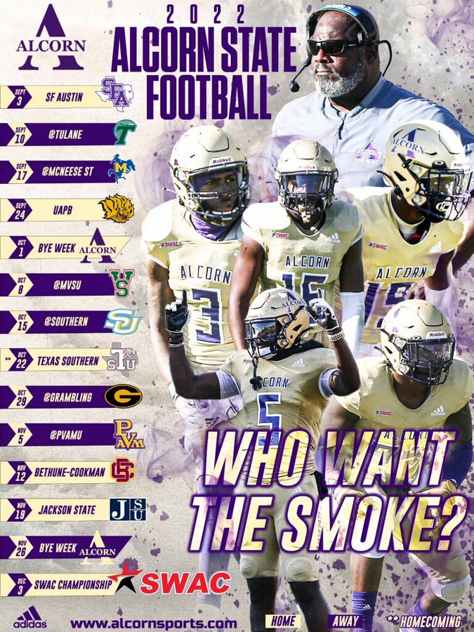 HBCU Premier Sports & News on Twitter "Alcorn State University 2022