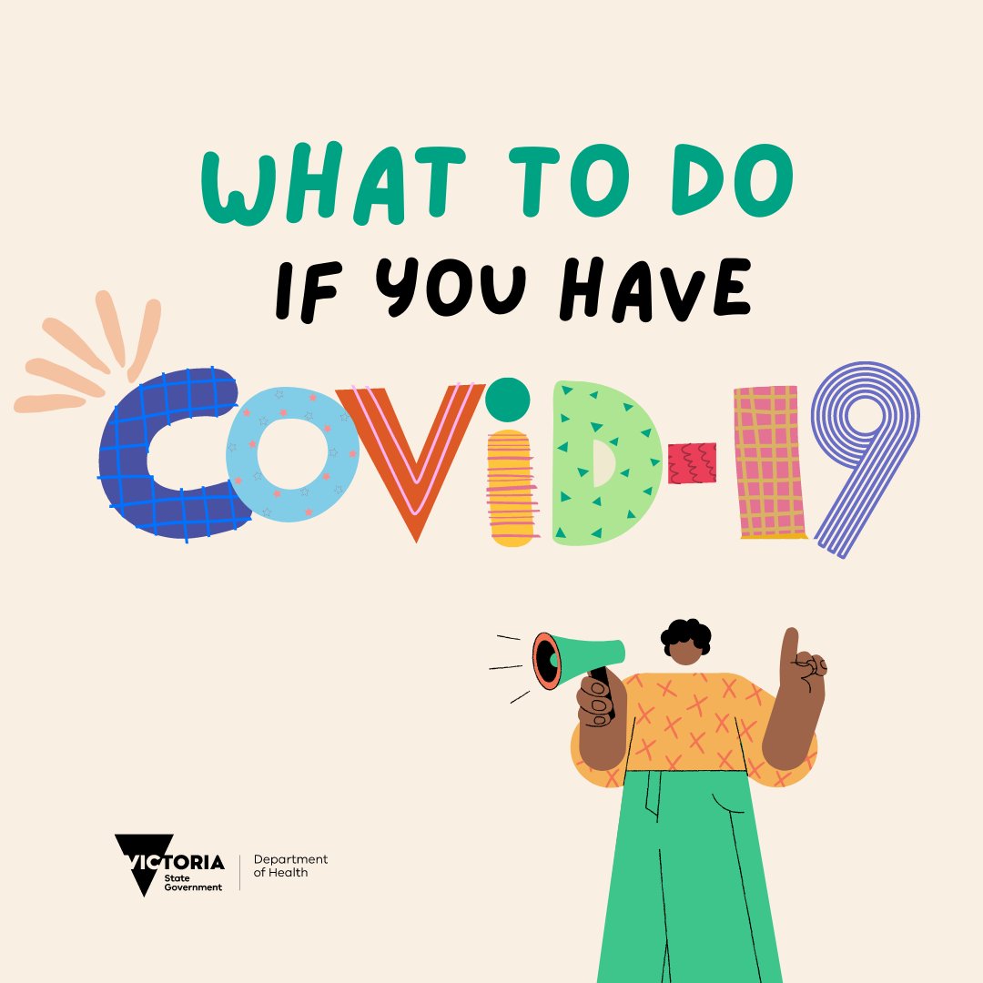 If you test positive for COVID-19, you must: 

🔵 Report your result to the Department of Health if you tested positive on a rapid antigen test. Visit  coronavirus.vic.gov.au/report, or call 1800 675 398 as soon as you can.