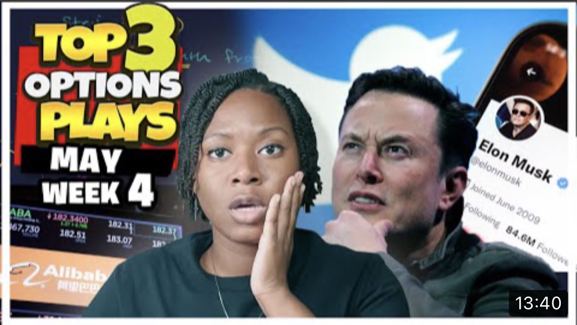 BGSFoxTail's tweet photo. Tesla got Kicked out of the S&P 500 ESG?? Elon is over it!
π¨New Top 3 Options Plays To Trade This Week π! Add THESE to your watchlists π₯
https://t.co/JPx35n2jTv
#OptionsTrading #blackgirlstocks #stockmarket #Stockstobuynow #optionstobuy #TSLA #LyftStock https://t.co/5aw6W9yld0
